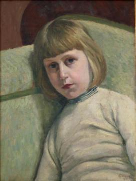 Portrait of Georges Lebacq, the Artist's Son Artwork by Georges Emile Lebacq