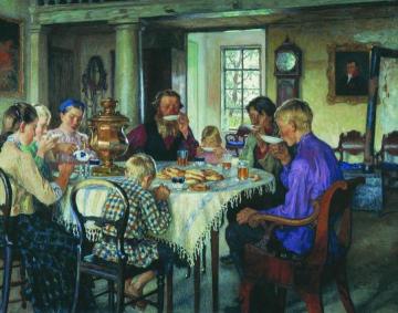 New Owners Artwork by Nikolai Petrovich Bogdanov-belsky