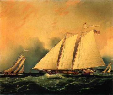 Under Full Sail Artwork by James E. Buttersworth