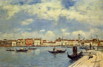 Venice, View from San Giorgio Artwork by Eugène-Louis Boudin