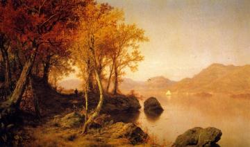 Indian Summer, Lake George Artwork by Louis Remy Mignot