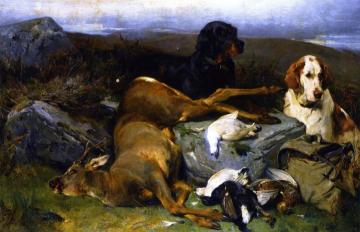 Garding The Day's Bag Artwork by John Sargent Noble