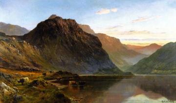 A Shoulder Of Ben Nevis Artwork by Alfred de Breanski, Sr.
