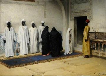 The Sultan's Daughter Artwork by Ludwig Deutsch