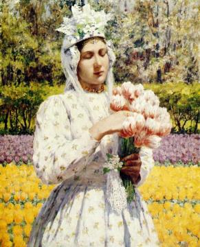 In Brabant Artwork by George Hitchcock