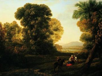 Wooded Landscape Artwork by Claude Lorrain