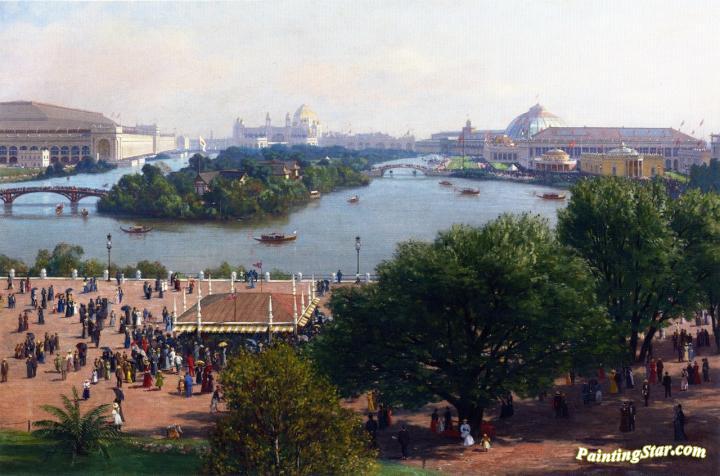 World's Columbian Exposition, Chicago Artwork by Franz Biberstein