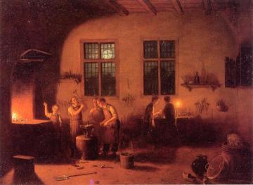 Blacksmith Shop Artwork by Johann Mongles Culverhouse