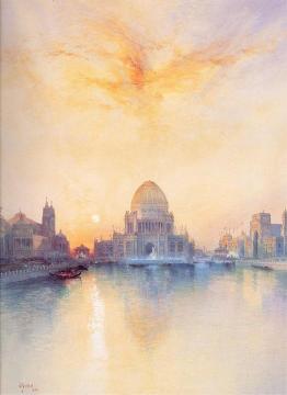 Chicago World's Fair Artwork by Thomas Moran