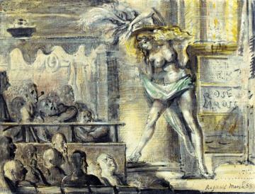 Striptease Artwork by Reginald Marsh