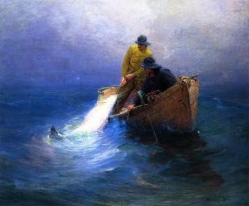 On The Deep Sea Artwork by Walter Lofthouse Dean