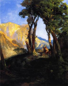 The Sacrifice of Isaac Artwork by Thomas Moran