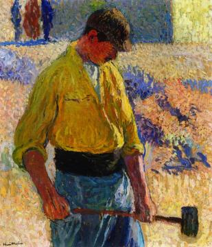 The Worker Artwork by Henri Martin