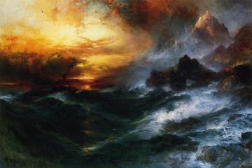 A Mountain of Loadstone Artwork by Thomas Moran