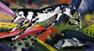 The Fear of the Hare Artwork by Franz Marc