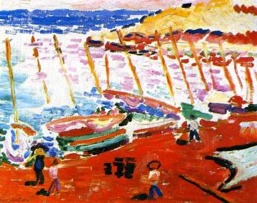 The Red Beach Artwork by Henri Matisse