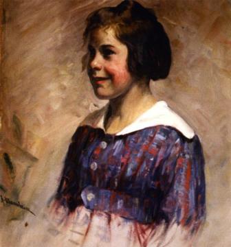 Sketch of Carolyn Drennan Artwork by Jean Mannheim