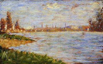 The Riverbanks Artwork by Georges Seurat