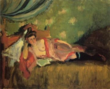 Resting Model Artwork by Charles Camoin