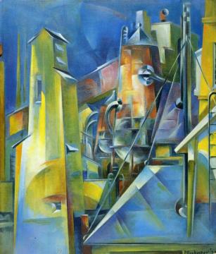 Factory Artwork by Preston Dickinson