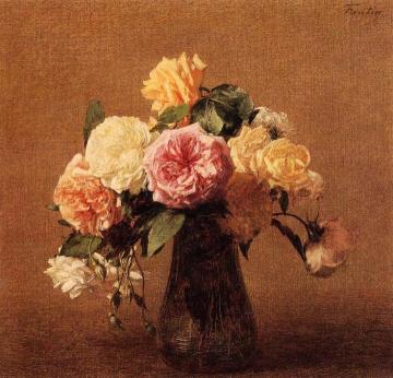 Roses Artwork by Henri Fantin-Latour