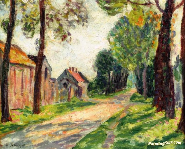 Street in Lagny, in Chessy Artwork by Henri Lebasque