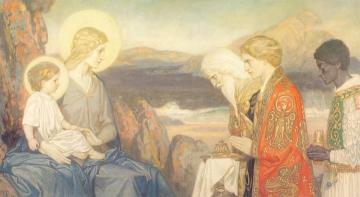 The Adoration Of The Magi Artwork by John McKirdy Duncan