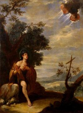 Marie Magadelene in the Desert Artwork by José Antolinez