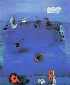 The Mediterranean Artwork by Raoul Dufy