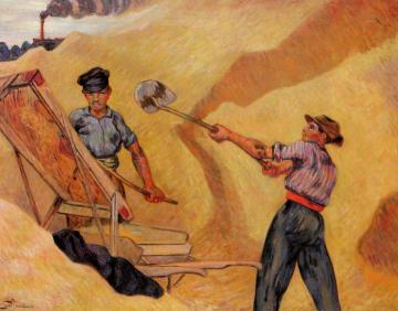 The Sand Quarry Artwork by Armand Guillaumin