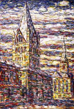 St. Patrokli in Soest Artwork by Christian Rohlfs