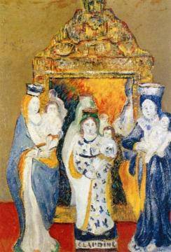 Three Statues of the Virgin Artwork by Gustave Loiseau