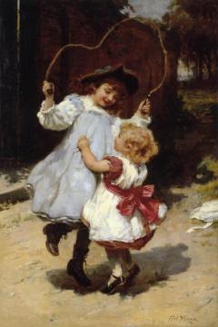 Skipping Artwork by Frederick Morgan