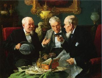 The Conversation Artwork by Louis C. Moeller