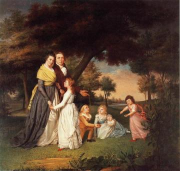 The Artist And His Family Artwork by James Peale