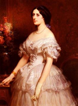 Portrait of a Lady Artwork by Edouard Louis Dubufe