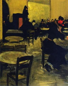 Café in Paris Artwork by Alfred Henry Maurer