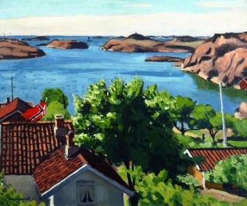 Landscape of Hesnes, Norway Artwork by Albert Marquet