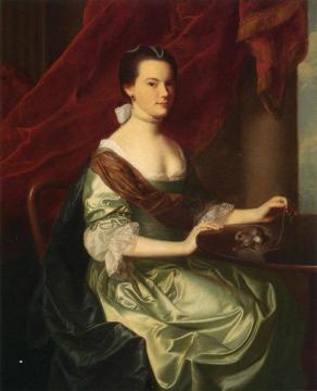 Mrs. Theodore Atkinson, Jr (francis Deering Wentworth) Artwork by John Singleton Copley