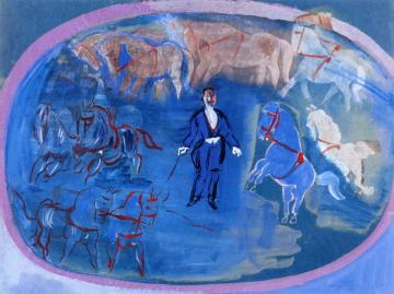 Circus Horses Artwork by Raoul Dufy