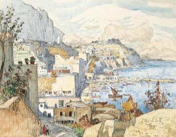 A View Of Capri Artwork by Konstantin Gorbatov