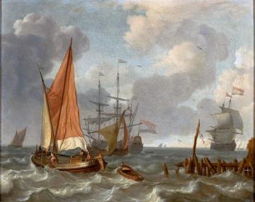 Seascape Artwork by Ludolf Bakhuizen