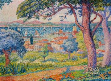 View Of Saint-tropez Artwork by Yvonne Canu