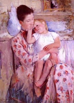 Emmie and Her Child Artwork by Mary Cassatt