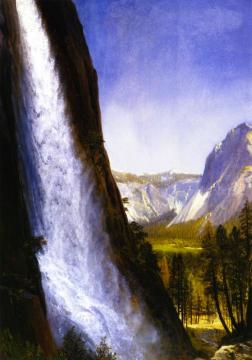 The High Waterfall Artwork by Gilbert Munger
