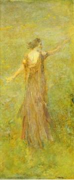 June Artwork by Thomas Wilmer Dewing