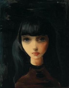 Portrait De Femme Artwork by Moise Kisling