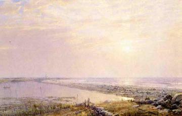 Beach Scene, Late Afternoon Artwork by William Trost Richards