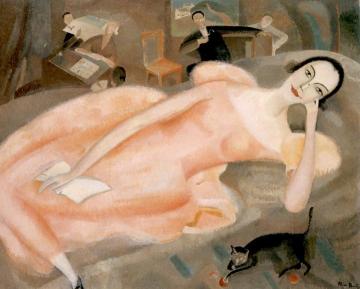 Vacation (portrait Of Wilma Toosbuy) Artwork by Alice Bailly