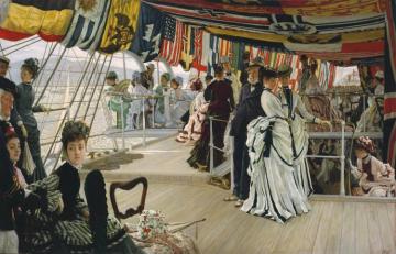 The Ball On Shipboard Artwork by James Tissot